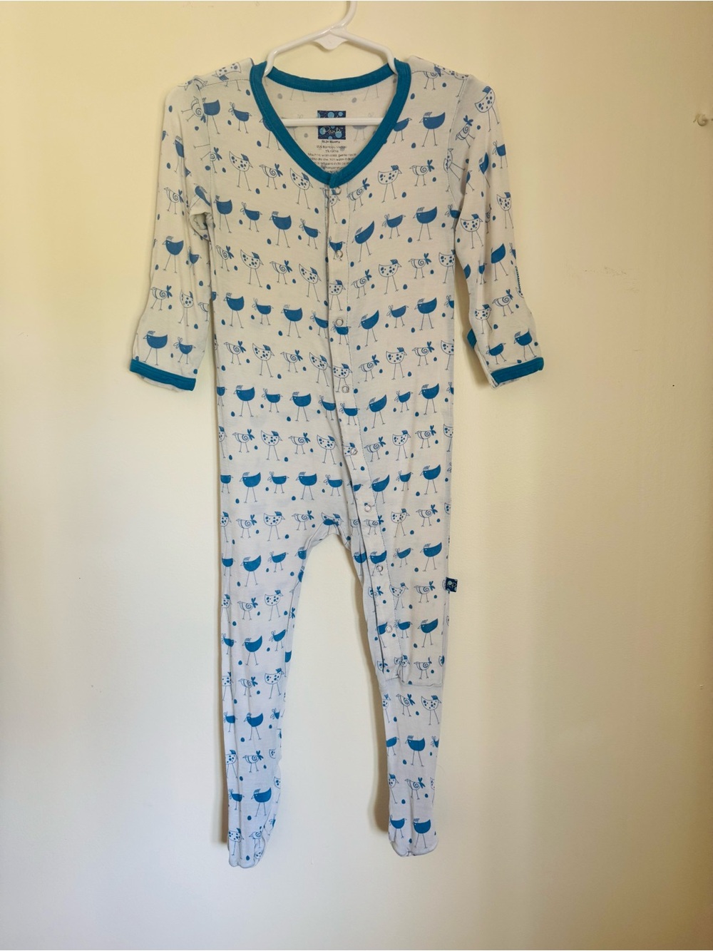 Kickee Pants Toddler One-Piece Pajamas, Size 18-24 Months